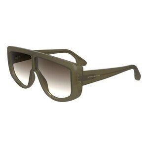New VICTORIA BECKHAM Green Square VB664S 310 Sunglasses Women